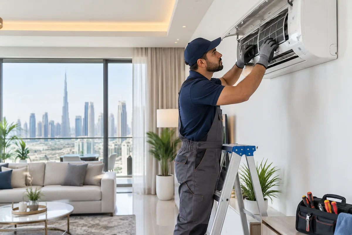 Representative scene for AC Repair service