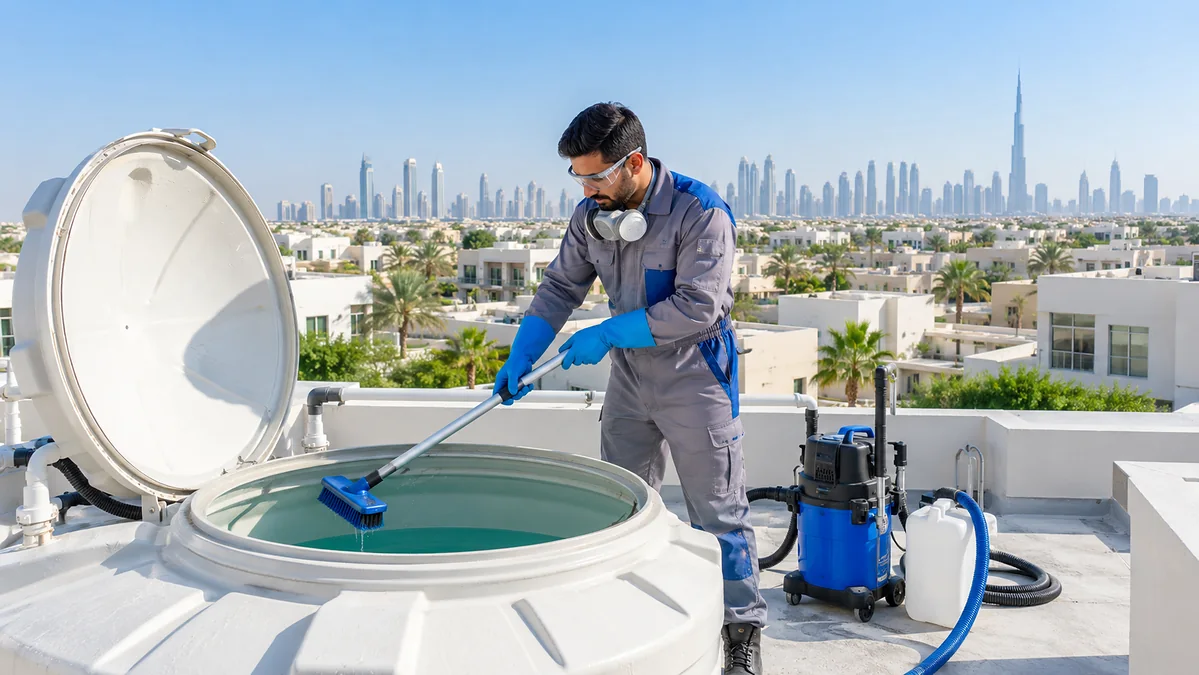 Representative scene for Water Tank Cleaning service